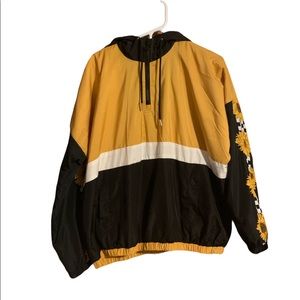 Rue 21 Sunflower Windbreaker Jacket 🌻